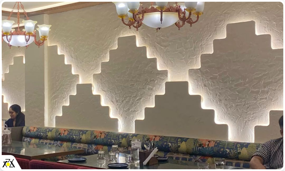 طراحی دیوار کافه